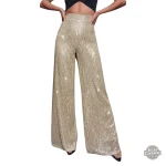 Pantalon Évasé Vintage Femme Steampunk
