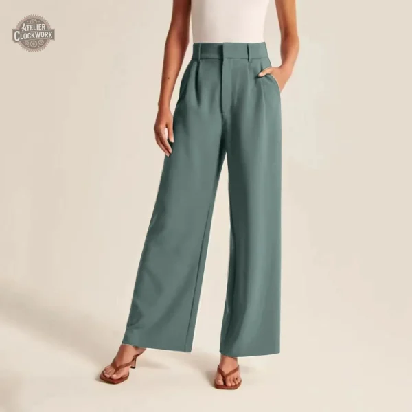 Pantalon d'inspiration coloniale pour femme