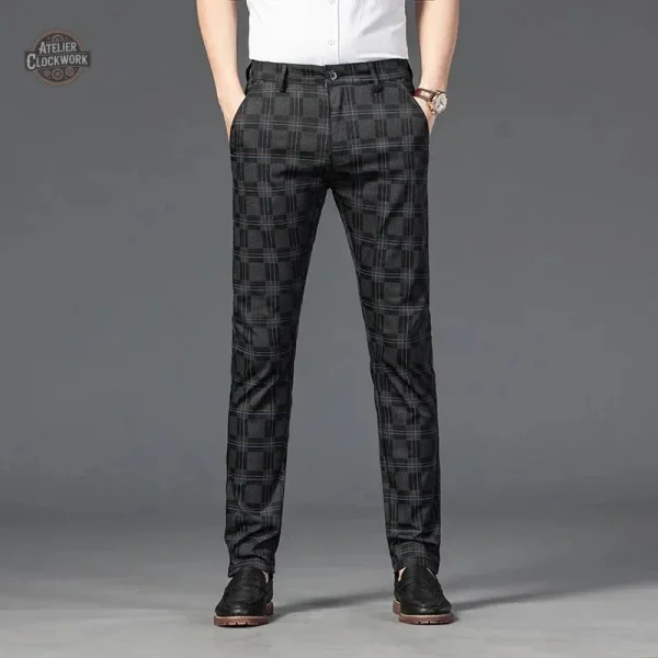 Pantalon Rayé Élégant pour les Hommes