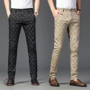 Pantalon Rayé Steampunk pour Homme