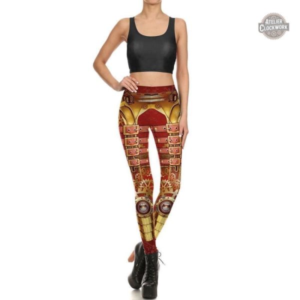Legging tendance Steampunk, fusion d'esthétique classique et futuriste