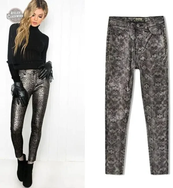 pantalon-simili-cuir-femme-taille-haute-steampunk-store-1 Pantalon Simili Cuir Femme