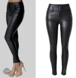 Pantalon femme style rock