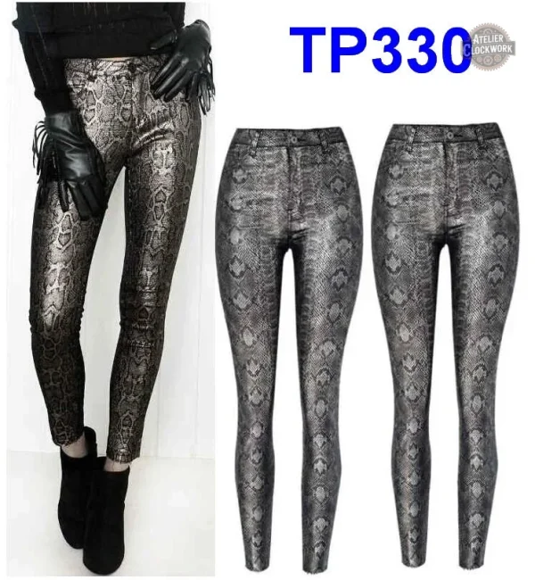 Pantalon Rock Idol en simili cuir