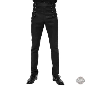 Pantalon Style Victorien pour homme, coupe droite élégante