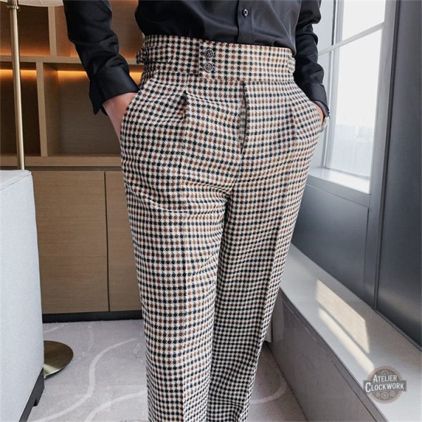 Pantalon Taille Haute Homme - Victorien - vue 10