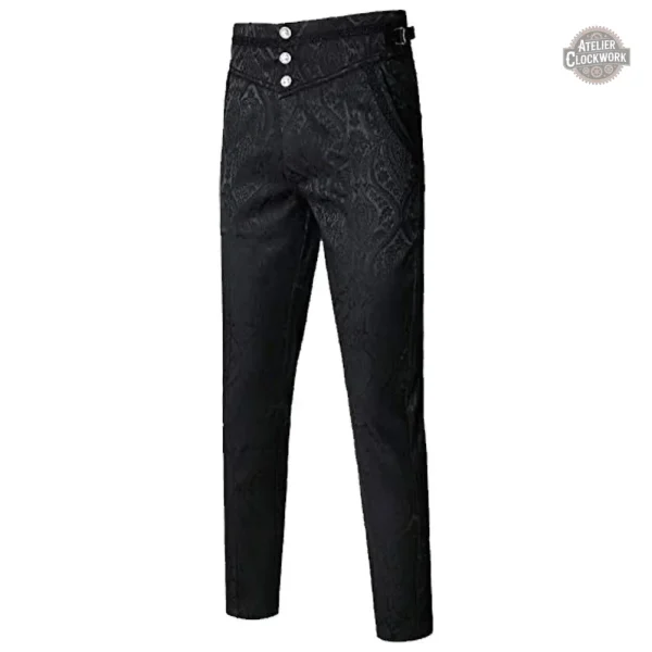 pantalon-victorien-homme-1 Pantalon Victorien Homme en brocart vintage