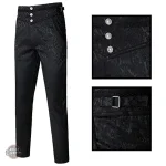 Pantalon Steampunk pour homme au style dandy