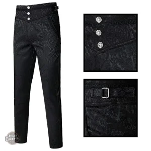 Pantalon Steampunk pour homme au style dandy