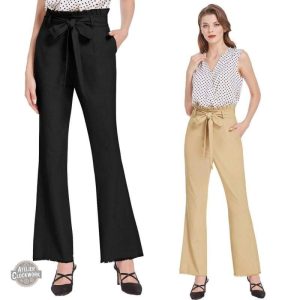 Pantalon Flare Steampunk, style vintage moderne