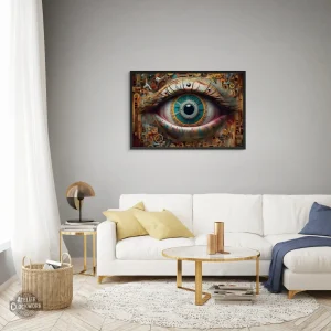 Peinture inspirée du style steampunk