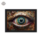 Peinture steampunk originale pour collection d'art