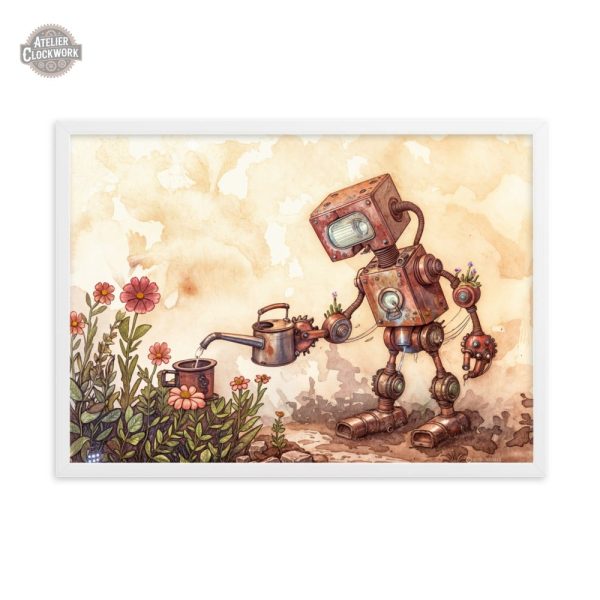 Création artistique steampunk sur toile
