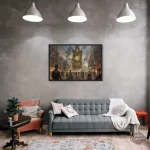 Peinture Tableau Steampunk - Voyage Temporel