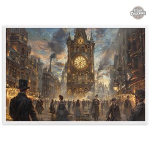 Art mural steampunk inspiré de la mécanique