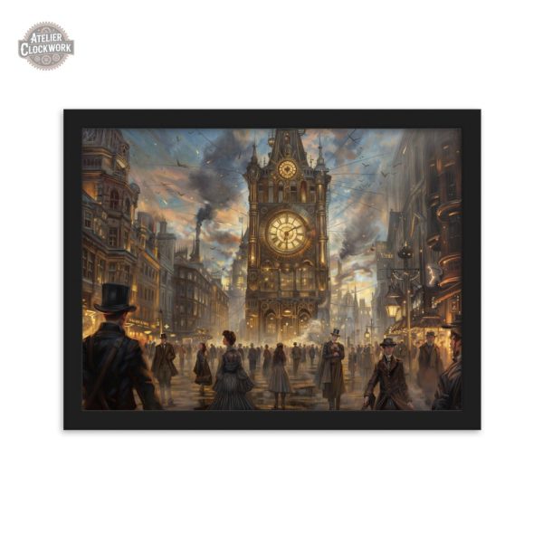 Peinture sur toile steampunk et mécanique fascinante