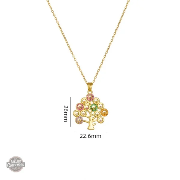 Accessoire féminin en forme d'Arbre de Vie