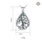 Design steampunk élégant : arbre en argent pour femme
