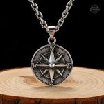 Collier élégant en argent, inspiration steampunk