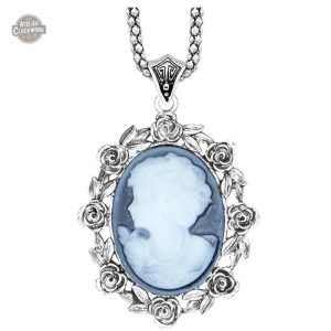 Pendentif camée style victorien pour femme