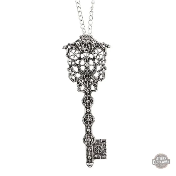 pendentif-cle-vintage-1 Collier Clé Vintage Steampunk Femme