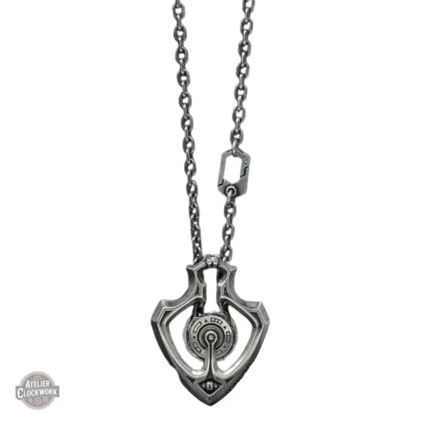 Pendentif Coeur mécanique Steampunk