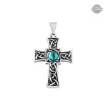 Pendentif croix au style unique pour homme audacieux