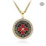 Pendentif Steampunk Templar Order pour homme élégant