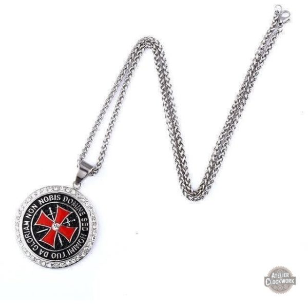 Bijou Steampunk pour homme, design Templar unique