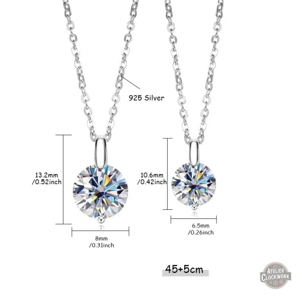Moissanite sphérique, un bijou au style vintage
