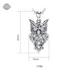 Hibou argent steampunk, accessoire pour femme élégante