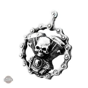 Pendentif Biker en Acier Inoxydable 316L