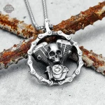 Pendentif Engrenage Steampunk pour Homme