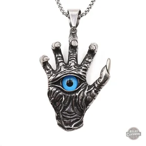 Pendentif Khamsa Steampunk élégant pour homme
