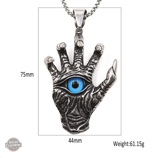 Pendentif Khamsa pour un look dandy audacieux