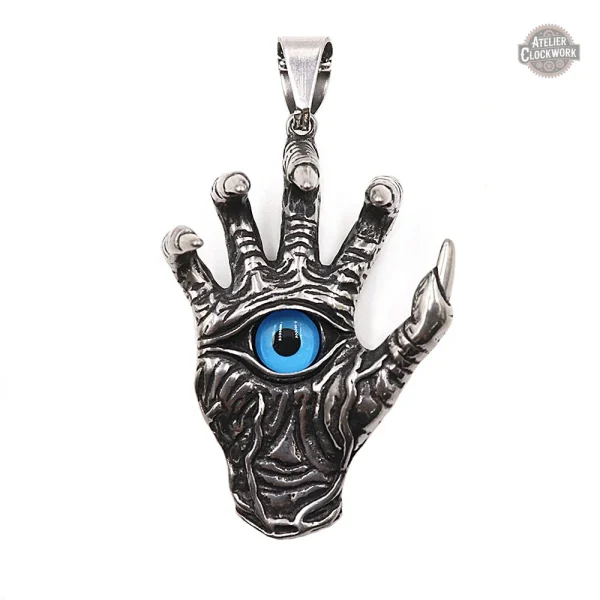 Accessoire masculin Steampunk avec symbole Khamsa