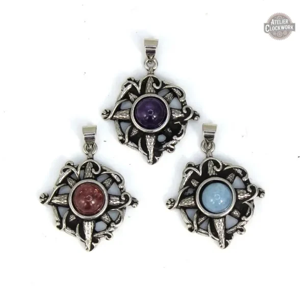 Pendentif Devil One au style audacieux steampunk