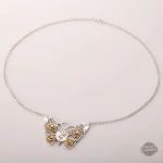 Accessoire féminin steampunk : pendentif papillon original