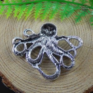 Accessoire DIY Steampunk, pendentif poulpe original