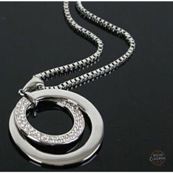 Bijou steampunk unique avec design en cercle