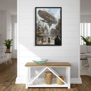 Poster Steampunk - Vision Post Apo, design captivant