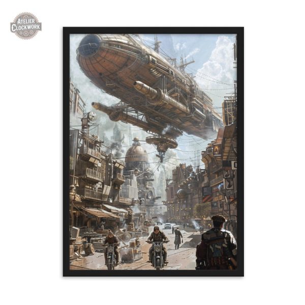 Décor mural Steampunk, vision dystopique unique