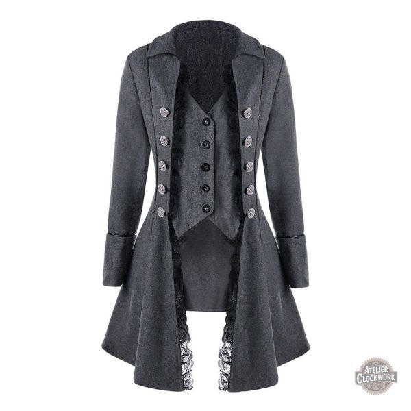 redingote-femme-chasse-steampunk-store-1 Redingote femme de chasse élégante - Hunting Lady