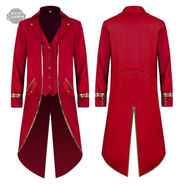 Manteau homme en style victorien moderne