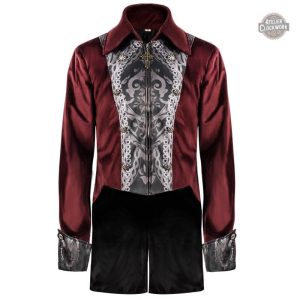 Redingote Rococo pour homme dans le style Dracula