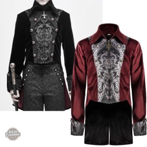 Vêtement gothique inspiré par le personnage de Dracula