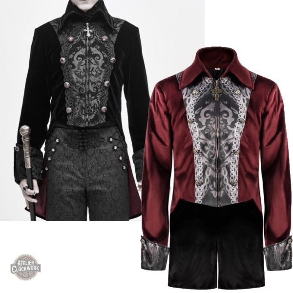 Vêtement gothique inspiré par le personnage de Dracula