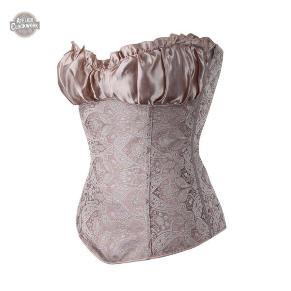 Détails du corset steampunk Milady pour un look unique