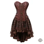 Robe à corset style steampunk pour femme