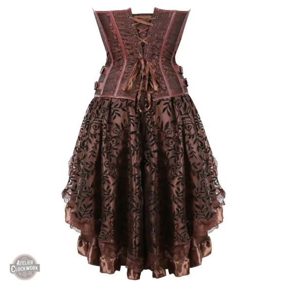 Robe à corset inspirée de la mode victorienne